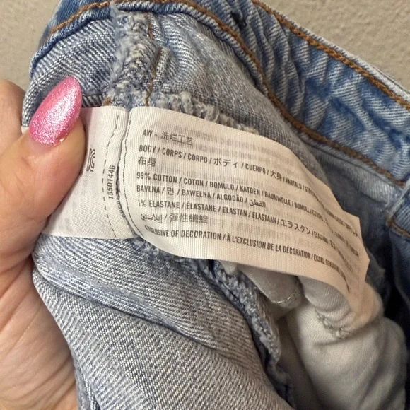 Abercrombie & Fitch High Rise 90s Relaxed Curve Love Jean - Picture 8 of 14